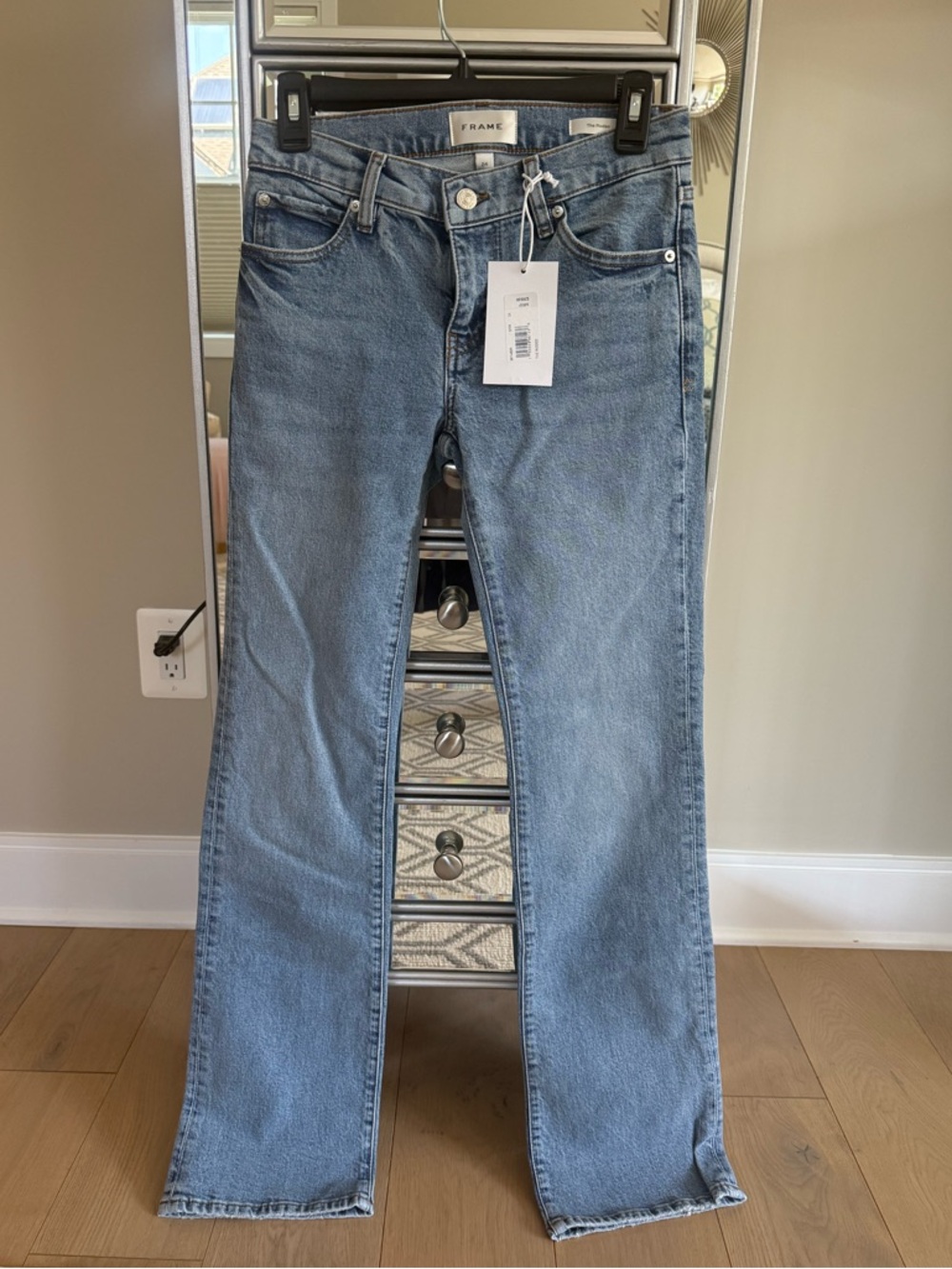 NWT 🩵Frame🩵 THE RODEO ~ Low Rise/Boot Cut - Picture 2 of 13